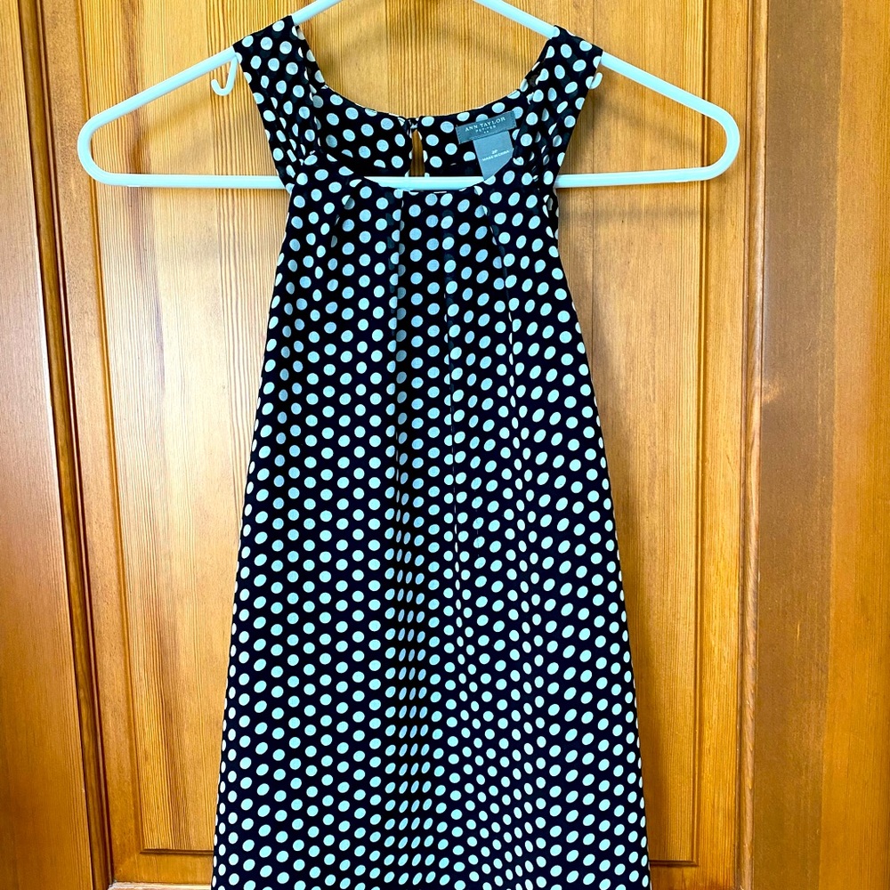 Ann Taylor 2p polka dotted tank